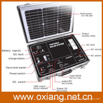 Портативный солнечный генератор Mini 500 Вт для кемпинга OX-SP500A